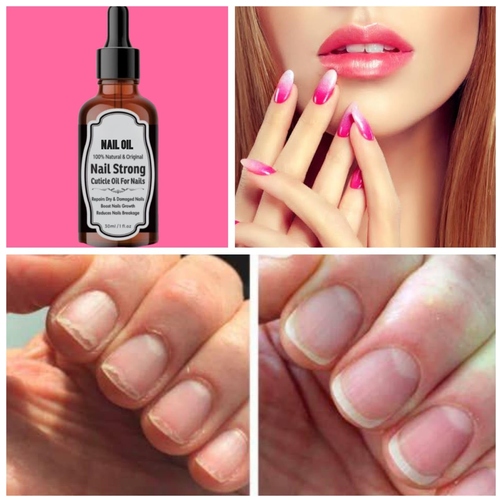 Nail Repairing Oil for Strong & Healthy Nails - Cuticle Care Treatment with Vitamin E - Perfect for Manicures, Nail Growth, and Dry Brittle Nail Repair