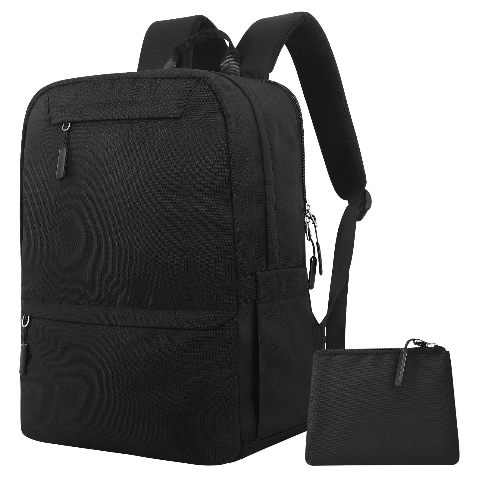 Waterproof 15.6 Inch Laptop Backpack for Men - College Student Bookbag, Travel Backpack for Work & School, Durable Black Backpack for Teens & Adults - Perfect for Commuting, Campus Life and Business Trips