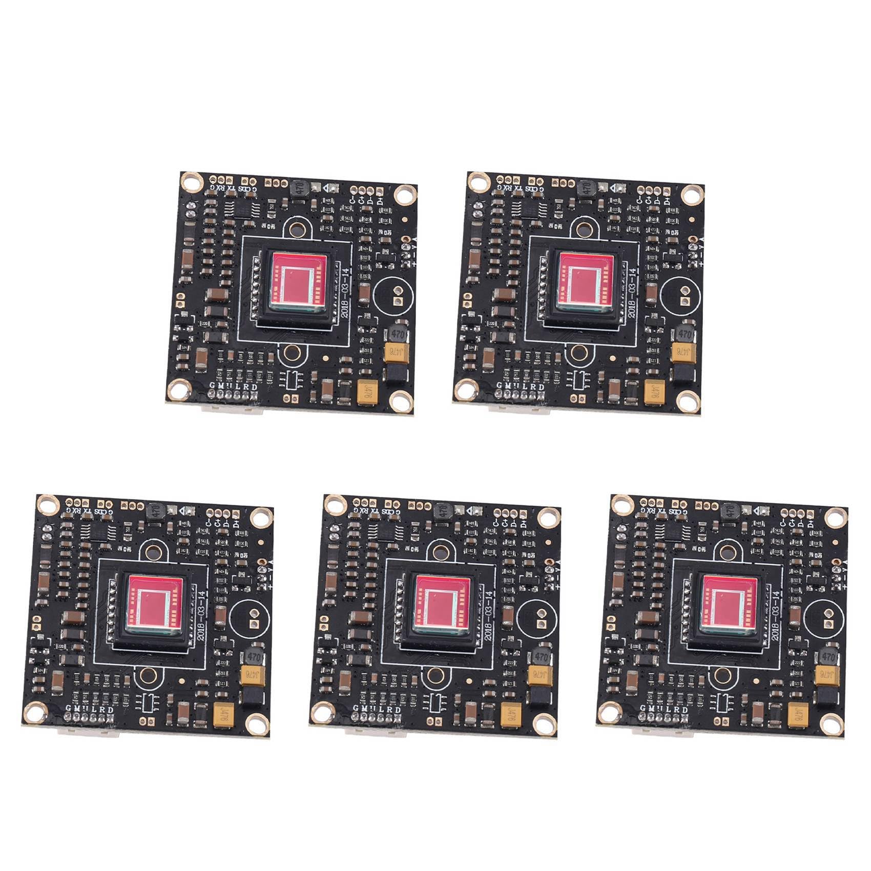 Decqerbe 5X 750TVL-800TVL 663/662 WDR CCD Effio-V 4141 CCTV Camera Module PCB Board with OSD & Motion Detection - Wide Dynamic Range for Security Surveillance & Home Monitoring Systems