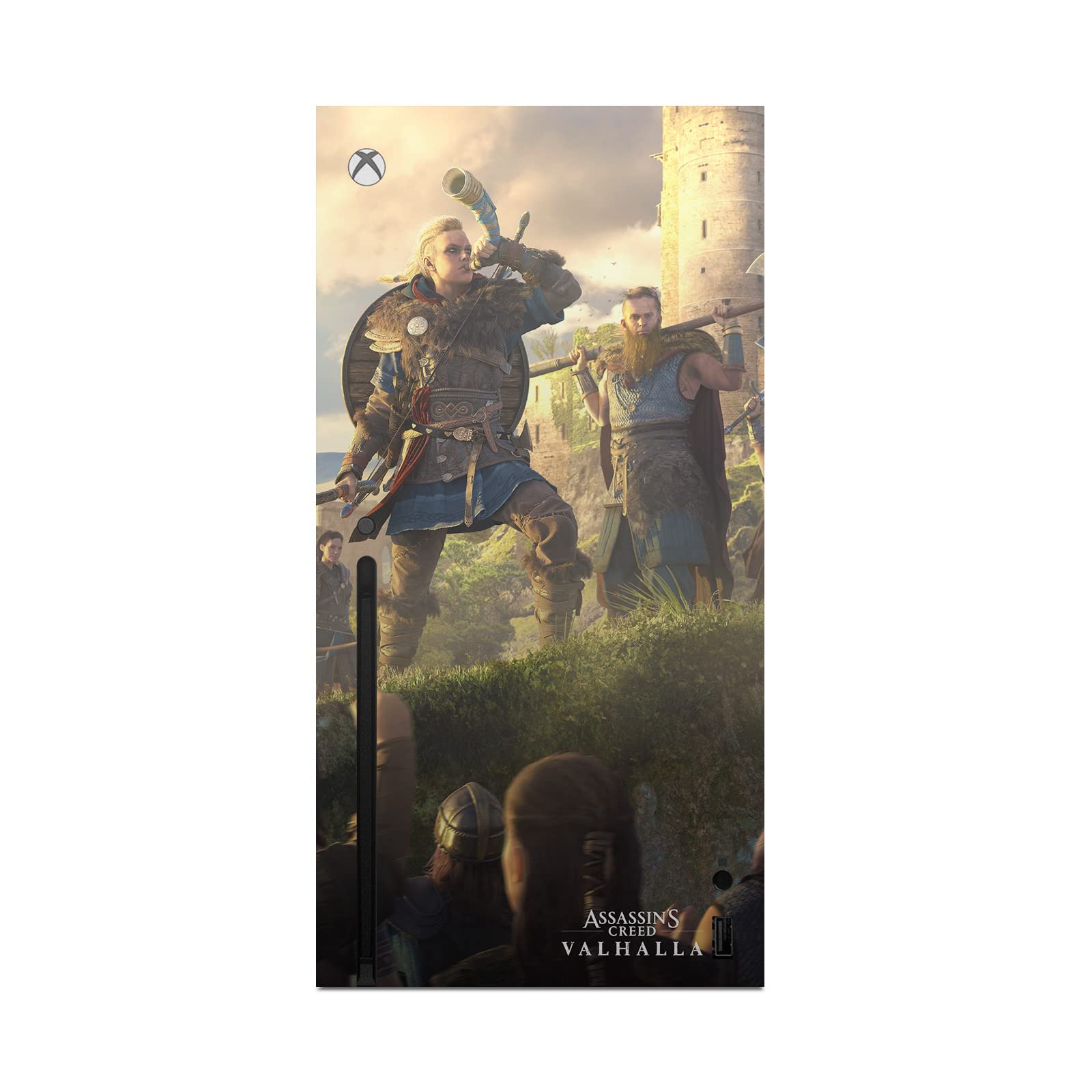 Officially Licensed Assassin's Creed Eivor Raid Leader Vinyl Sticker - Xbox Series X Console & Controller Skin Decal | Gaming Accessories for Valhalla Fans | Perfect for Console Protection & Customization