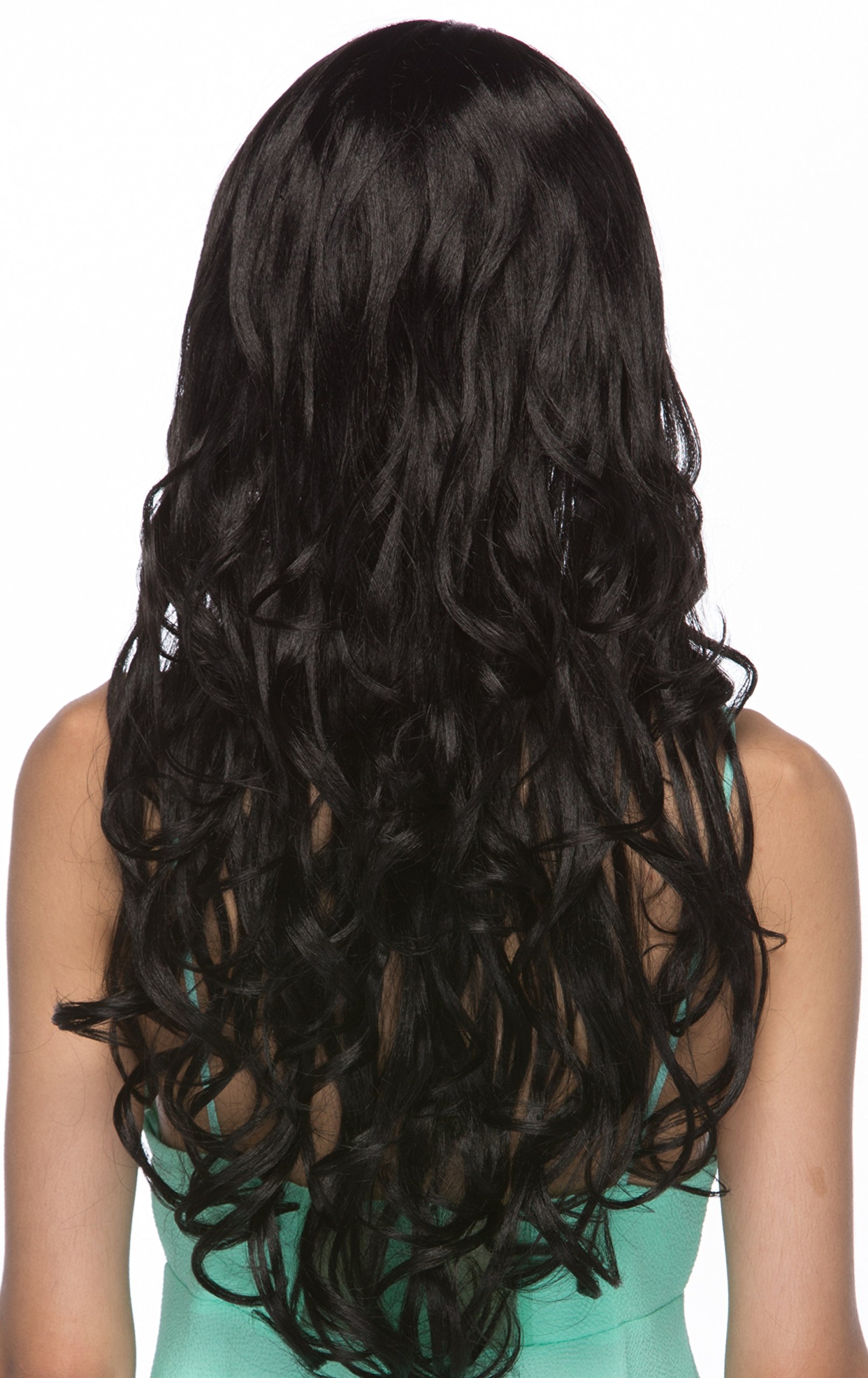 Melrose Wig - Black Cosplay Wig for Halloween, Parties & Costume Events | High-Quality Synthetic Hair for Anime, Roleplay & Theatrical Performances