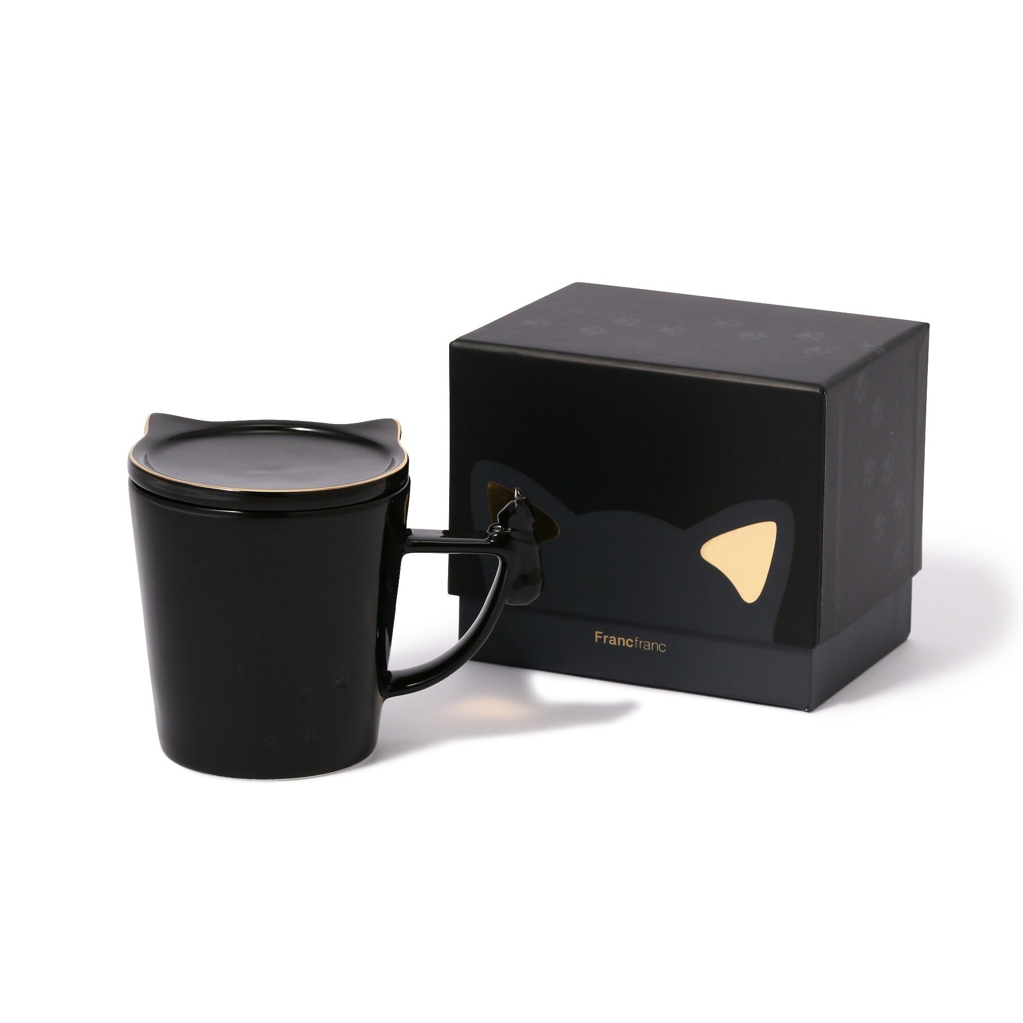 Black Cat Shaped Ceramic Coffee Mug - Cute Kitty Themed Cup for Tea, Hot Chocolate & Gifts - Perfect for Halloween, Christmas & Cat Lovers