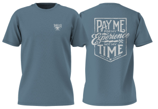 Pay Me SS Tee - Premium Slate Cotton T-Shirt for Men & Women | Casual Wear, Street Style & Everyday Comfort