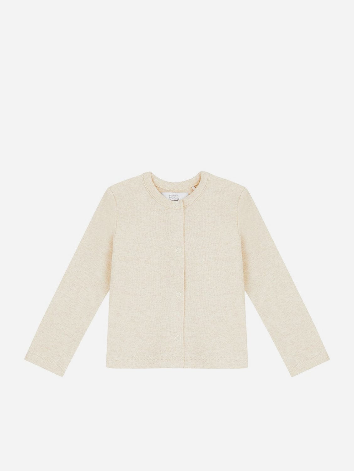 Soft Organic Cotton Cardigan for Women - Cozy Oatmeal Color | Perfect for Fall Layering, Casual Outfits & Lounge Wear
