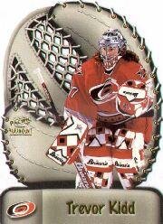 1998-99 Paramount Glove Side Laser Cuts #4 Trevor Kidd Hockey Card - Rare Vintage NHL Collectible for Sports Memorabilia Fans | Perfect for Display, Trading, and Investment Collections