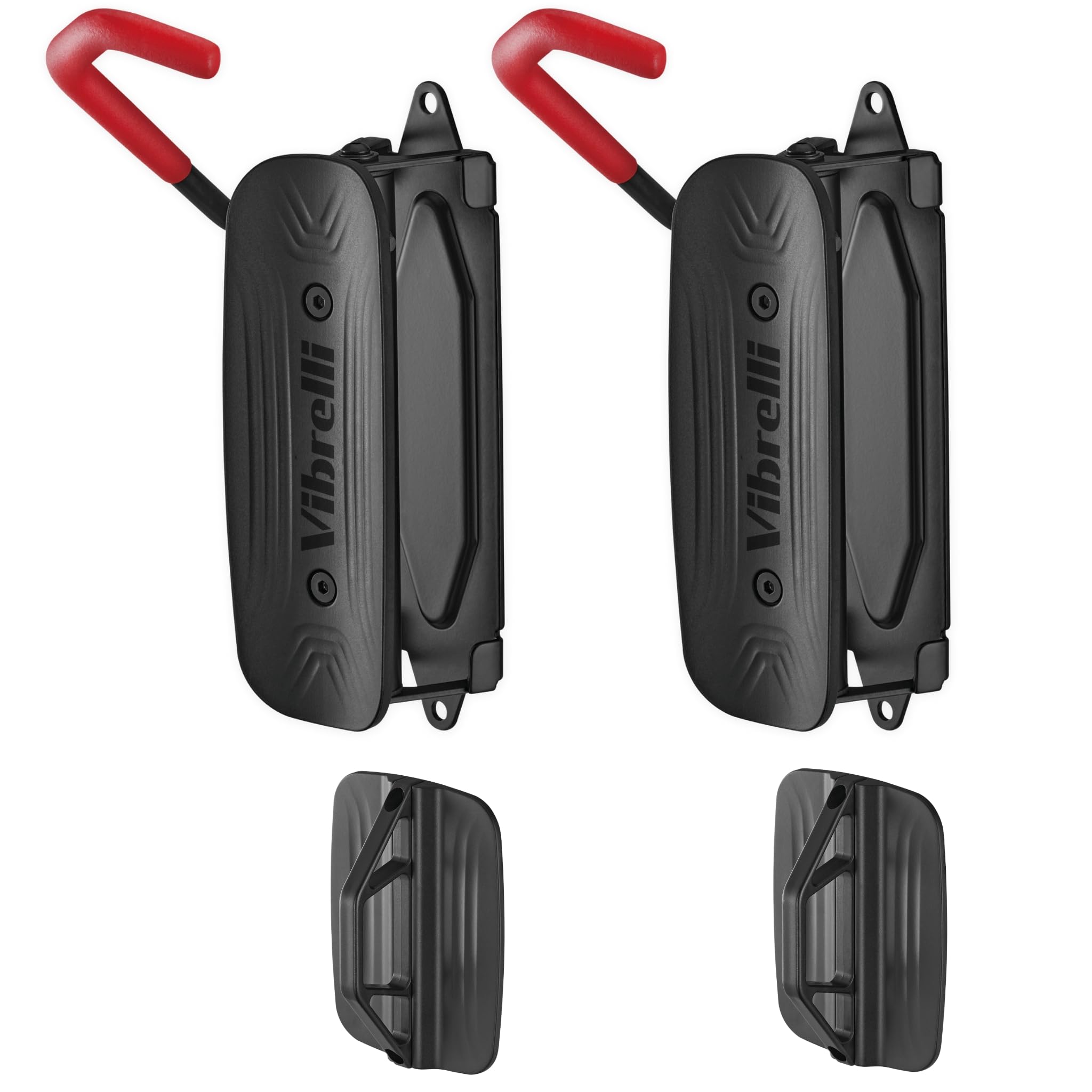 Vibrelli Swivel Bike Wall Mount - Space Saving Vertical Bike Rack for Garage Storage - Heavy Duty Bike Hanger for MTB, Road & eBike - Secure Bike Hooks for Wall - Perfect for Small Spaces & Organized Bike Storage
