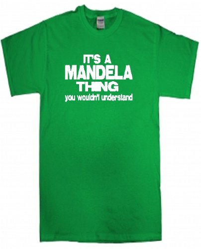 STUFF WITH ATTITUDE Mandela Thing Green T-Shirt - Trendy Graphic Tee for Men & Women - Perfect for Casual Wear, Street Style & Everyday Outfits