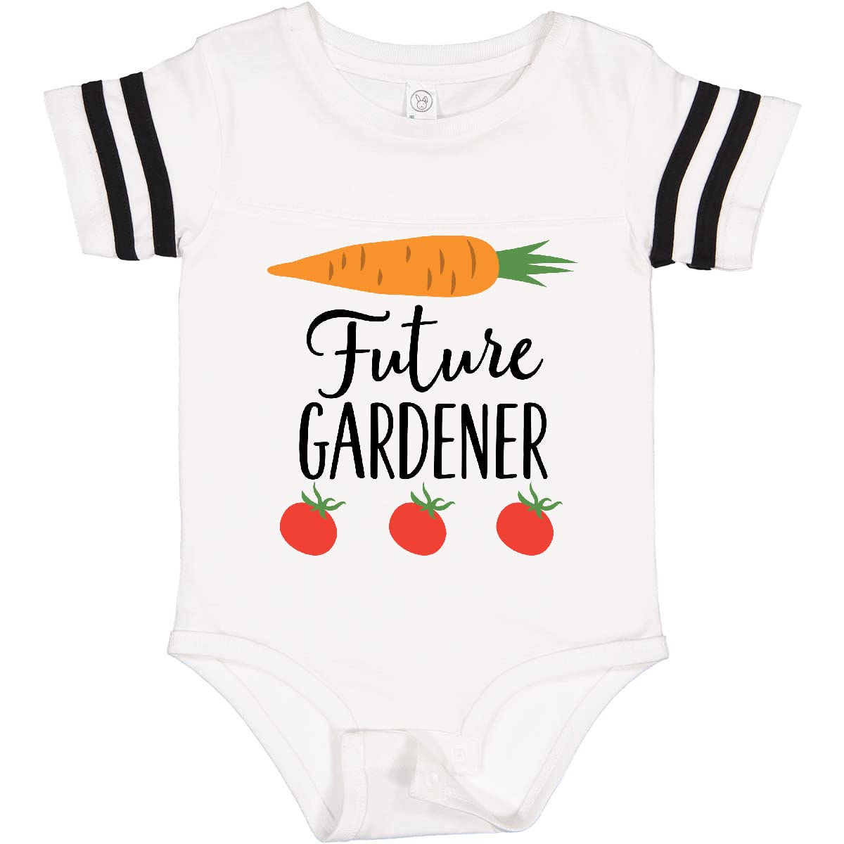 Inktastic Gardening Future Gardener Baby Bodysuit - Cute Organic Cotton Onesie for Infants & Toddlers - Perfect Gift for Plant Lovers & Gardening Enthusiasts - Great for Outdoor Activities, Family Photos & Nursery Decor