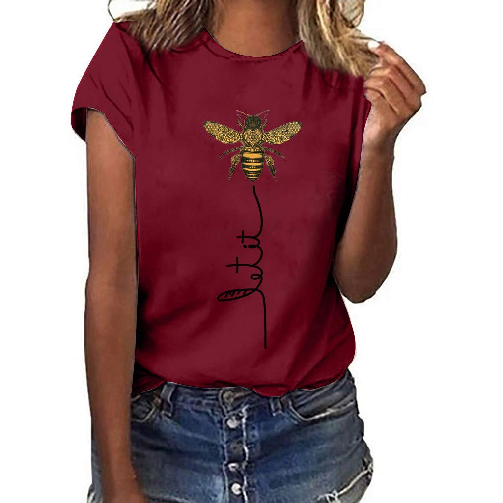 Funny Cat Print T-Shirts for Women - Casual Short Sleeve Graphic Tees - Perfect for Everyday Wear, Weekend Outfits & Cat Lover Gifts