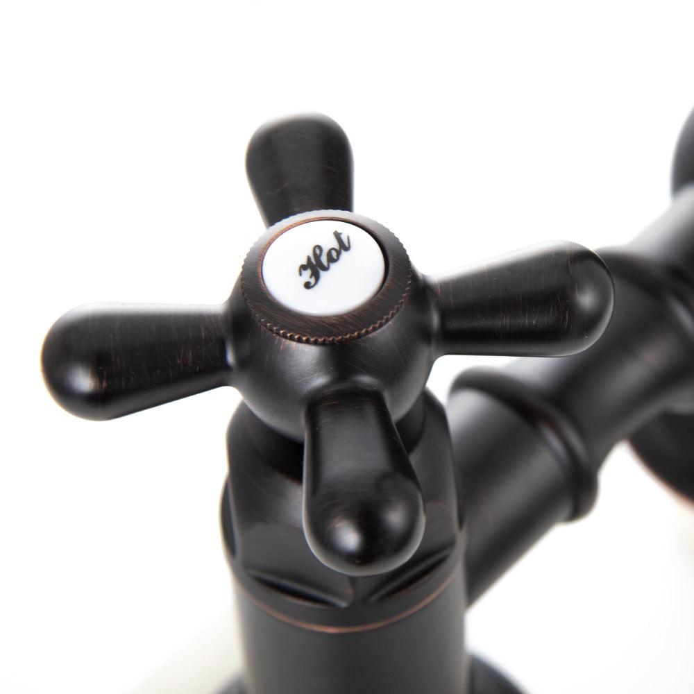 ZLINE Mona Kitchen Faucet with Side Sprayer in Oil Rubbed Bronze - High Arc Pull-Down Sprayer for Modern Farmhouse & Commercial Kitchens (MNA KF ORB)