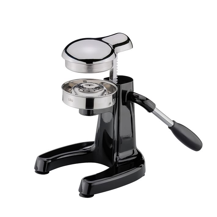 Frieling Cilio Positano Premium Black Citrus Juicer - Manual Orange Lemon Squeezer for Fresh Juice - Perfect for Kitchen, Bar & Breakfast