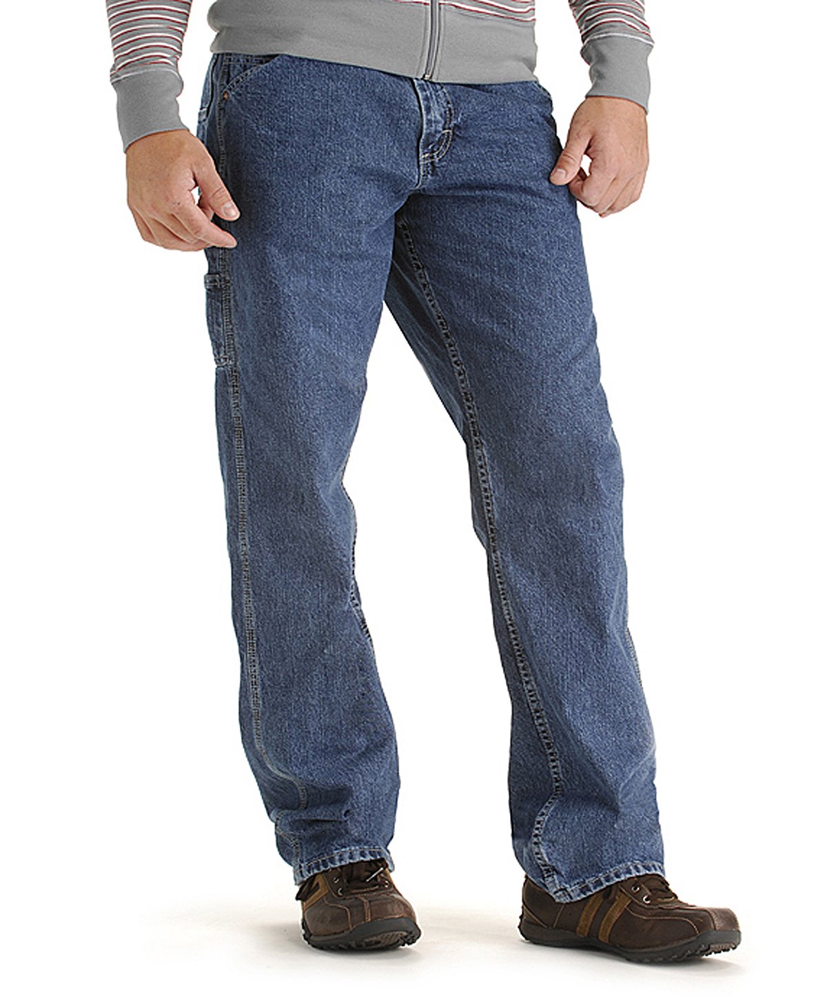 Lee Men's Big & Tall Carpenter Jeans - Durable Work Pants for Construction & Heavy Duty Jobs | Comfortable Fit for Tall Men