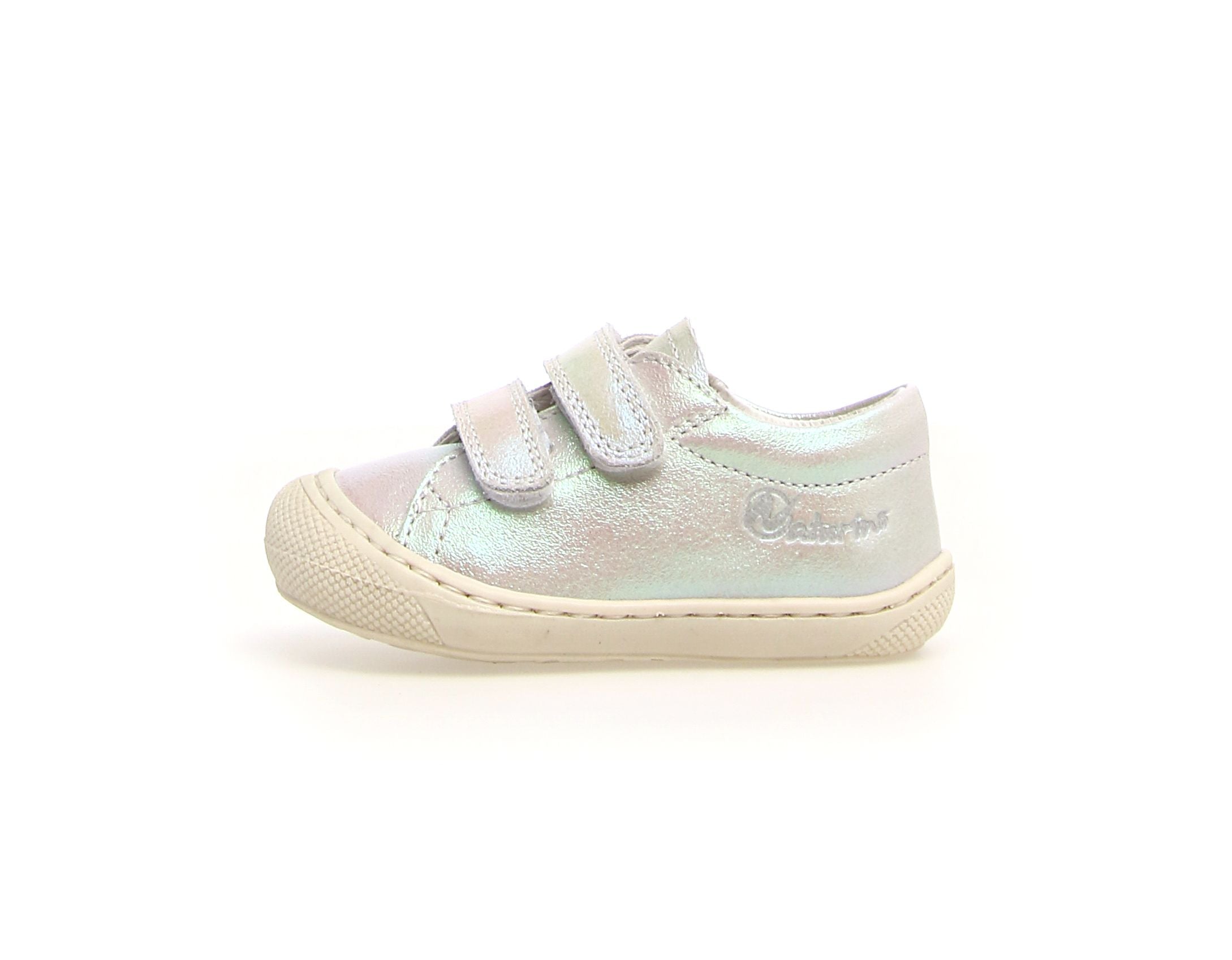 Naturino Cocoon Low VL Girls Casual Shoes - Lightweight & Comfortable Sneakers for Toddlers & Kids | Degrade White | Perfect for School, Play & Everyday Wear