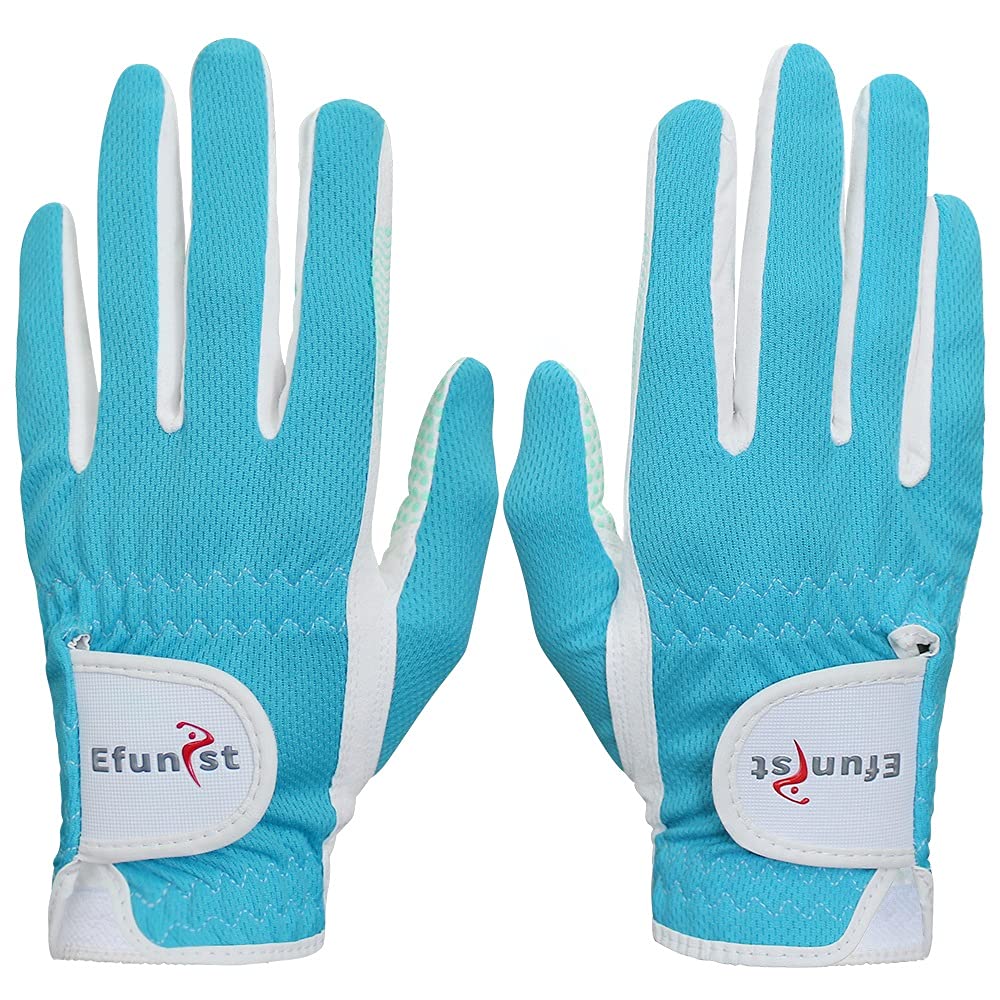 Premium Women's Golf Gloves - Left & Right Hand Breathable 3D Performance Mesh with Non-Slip Microfiber Grip - Ideal for Driving Range, Course Play & Tournament Performance
