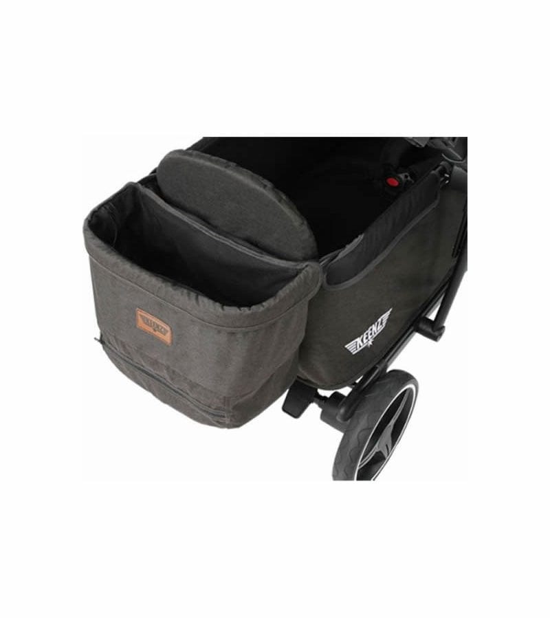 Keenz Class Stroller Wagon for 2 Kids - Lightweight Foldable All-Terrain Push Wagon with Canopy & Storage - Perfect for Beach, Park, and Family Outings