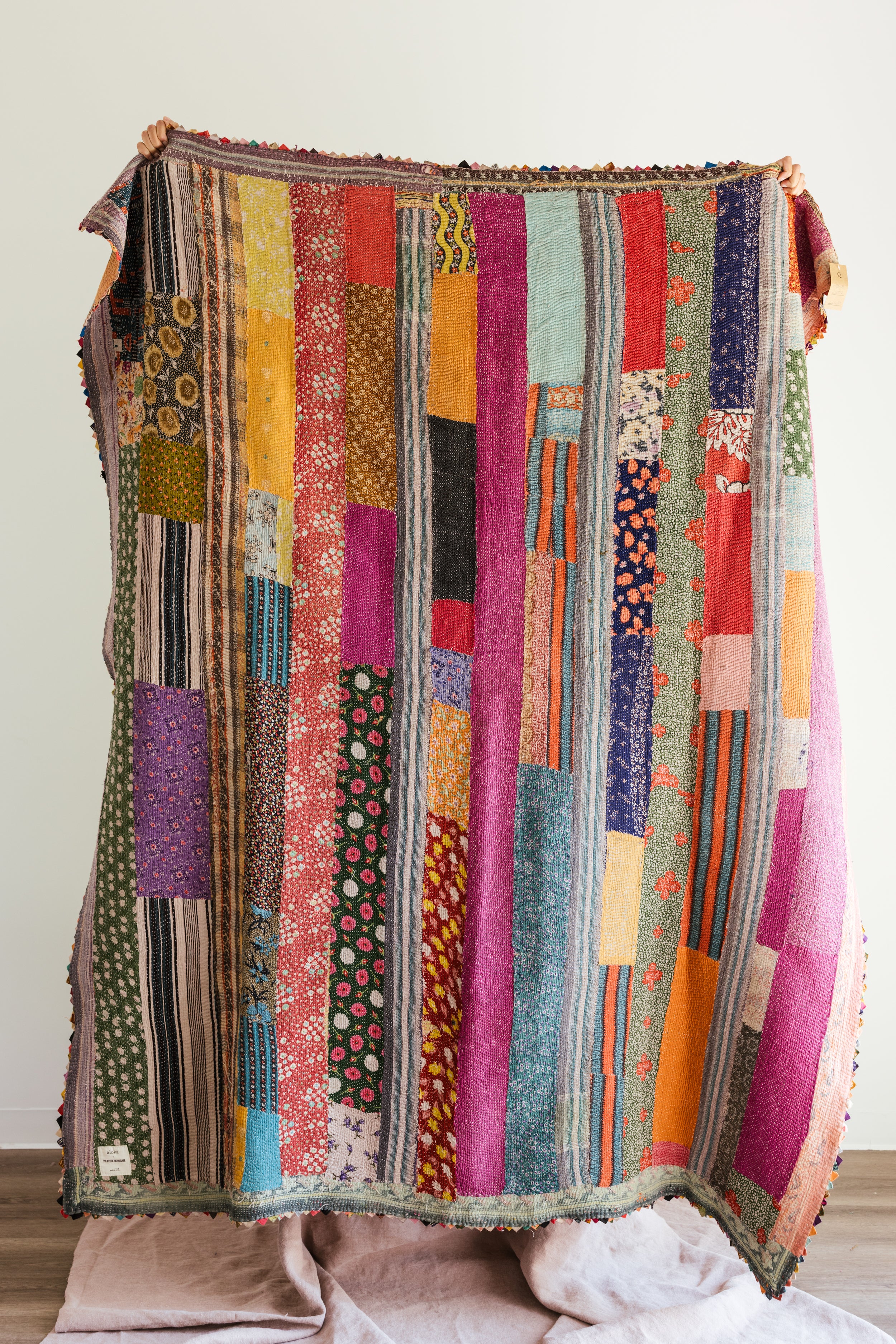 Aloka + BS Quilt #79 - Premium Cotton Bedspread for Cozy Home Decor | Perfect for Bedroom, Living Room & Guest Room Comfort