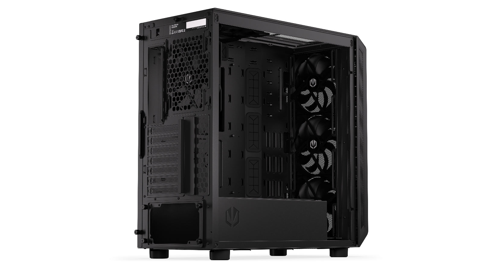 Endorfy Arx 700 Air ATX Mid Tower PC Gaming Case - High Airflow, Tempered Glass, RGB Fans (EY2A012) - Perfect for Gaming Rigs & Workstation Builds