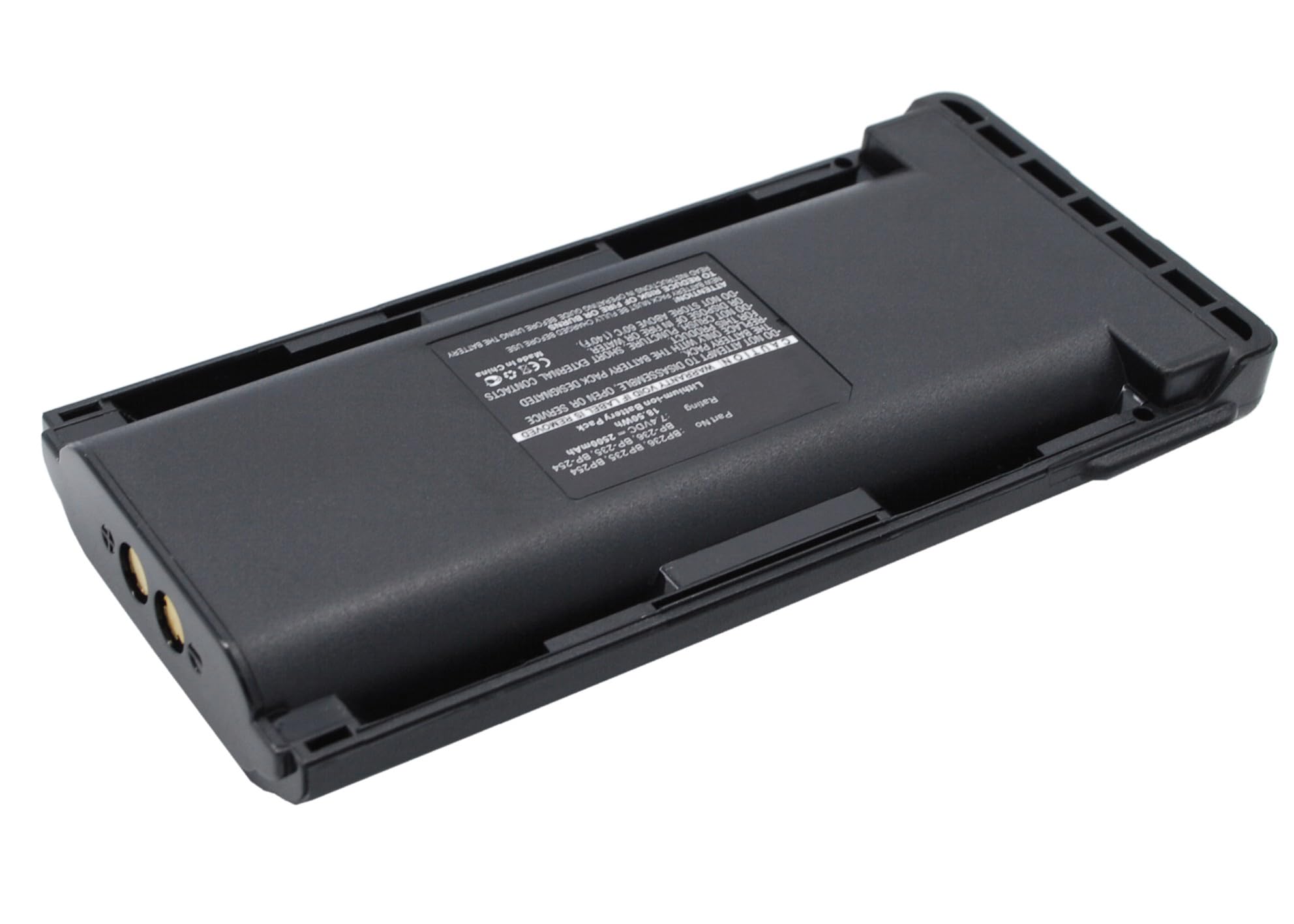 Synergy Digital 2-Way Radio Battery for Icom IC-F70S - 2500mAh Li-ion High Capacity Replacement (BP-235 Compatible) - Perfect for Security, Construction & Outdoor Communication