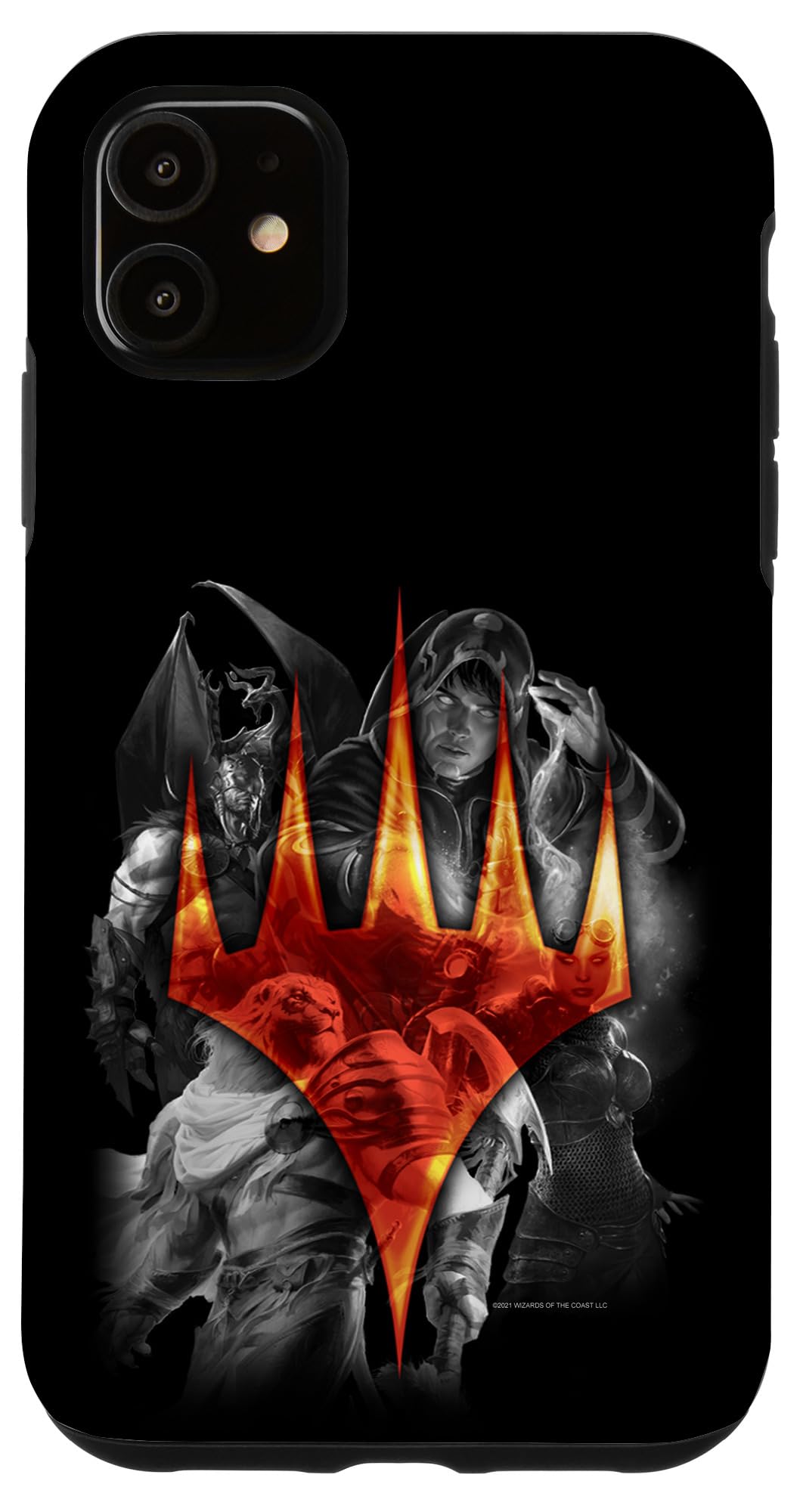 iPhone 11 Magic The Gathering MTG Mythical Walkers Custom Phone Case - Perfect for Gaming Enthusiasts & Fantasy Fans