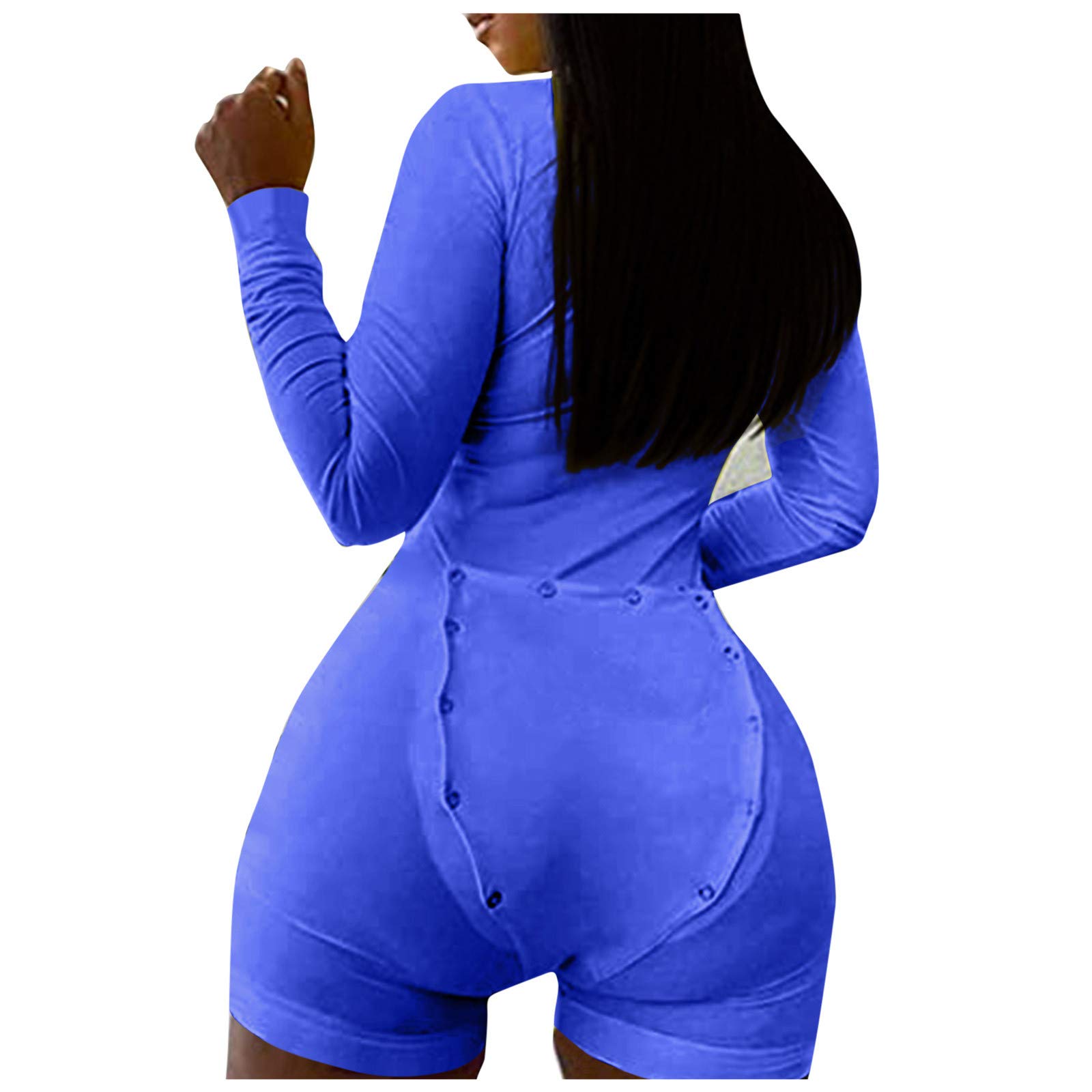 **One Piece Jumpsuit for Women - Deep V Neck with Zipper Texture Short Romper | Stylish & Comfortable Outfit for Summer, Beach, and Casual Wear**