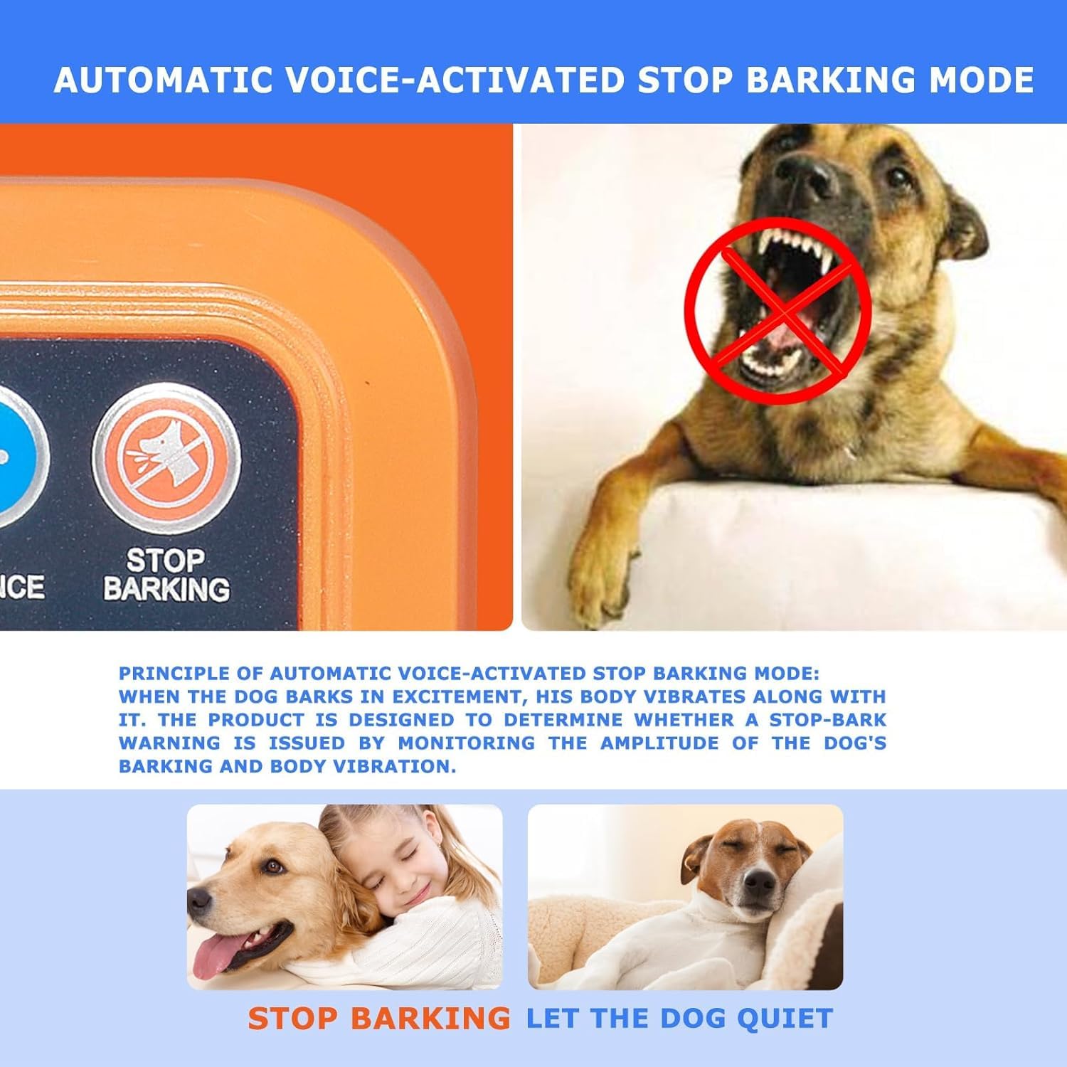 3-in-1 Wireless Dog Fence System with Remote Training Collar - Automatic Bark Control, Electric Containment & Waterproof Design | Perfect for Backyard Security, Dog Training & Noise Reduction