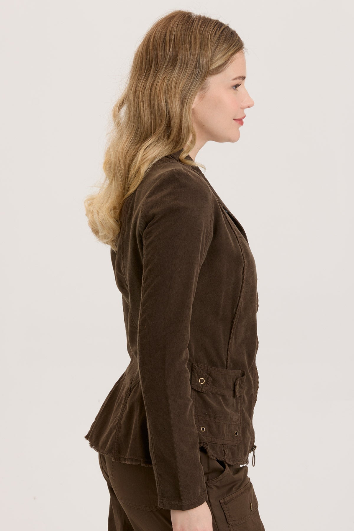 Stylish Cord Raphael Blazer for Women - Trendy Casual & Office Wear Jacket - Perfect for Business Meetings, Date Nights & Fall Layering