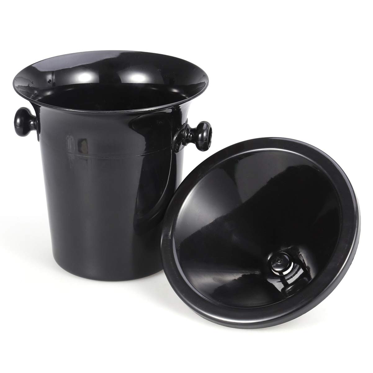 DOITOOL Stainless Steel Wine Spittoon & Spit Bucket for Wine Tasting - Personal Wine Dump Bucket, Ice Bucket for Professional Sommeliers & Home Wine Enthusiasts - Perfect for Wine Tasting Events, Vineyard Tours & Home Bars