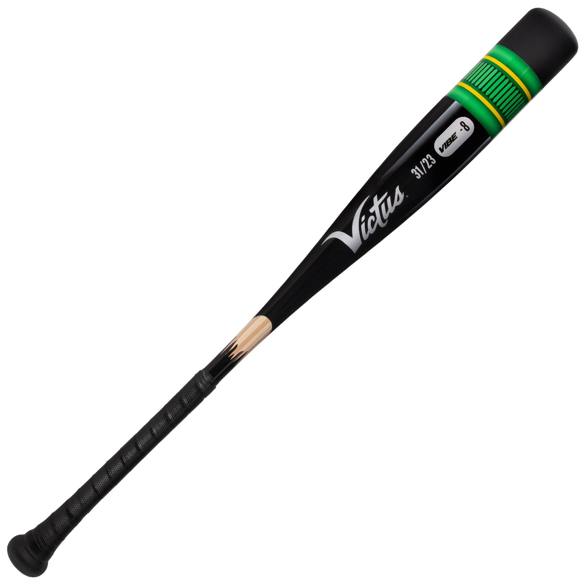 2025 Victus Vibe Black Pencil USSSA Baseball Bat - 8 Size | Lightweight Aluminum Alloy Youth Baseball Bat for Tournament Play | Perfect for Little League, Travel Ball & Competitive Games