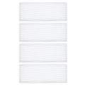4Pcs Vacuum Cleaner Filters Cotton Replacement for Conga 1290 Sweeper - Compatible Vacuum Cleaner Accessories & Parts - Perfect for Home Cleaning and Maintenance