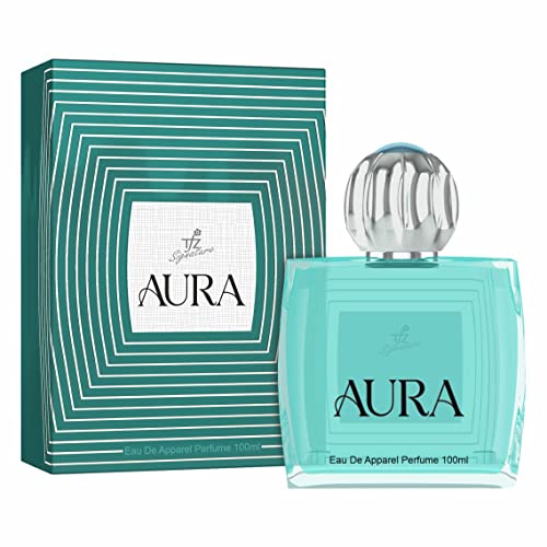 TFZ Aura Green Apparel Perfume Spray - Long Lasting Fragrance for Clothes & Fabrics | Fresh Scent for Wardrobe, Linen & Home Use