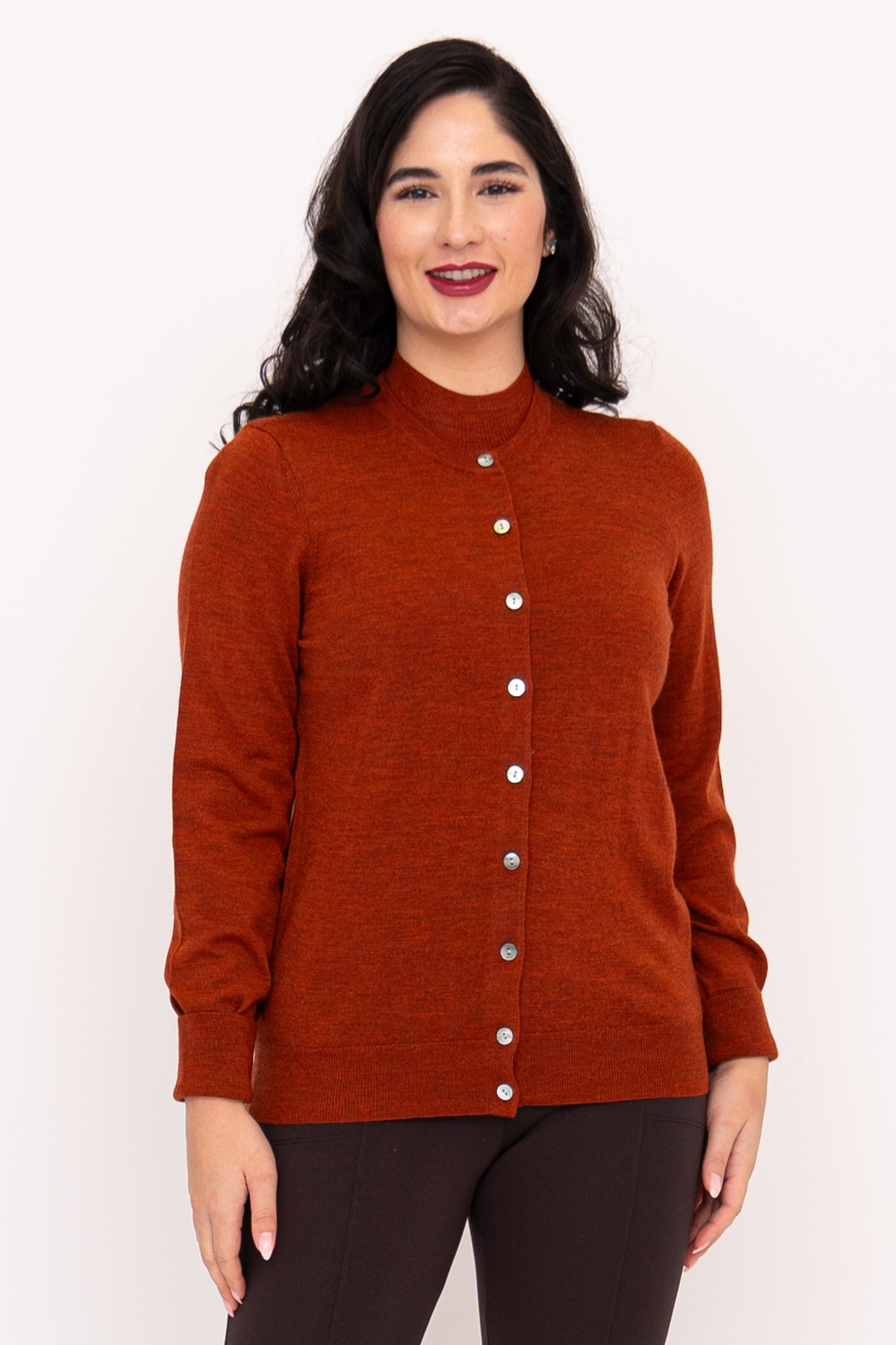 Soft Bronze Merino Wool Kitten Cardigan - Cozy & Stylish Sweater for Cats - Perfect for Winter & Indoor Comfort
