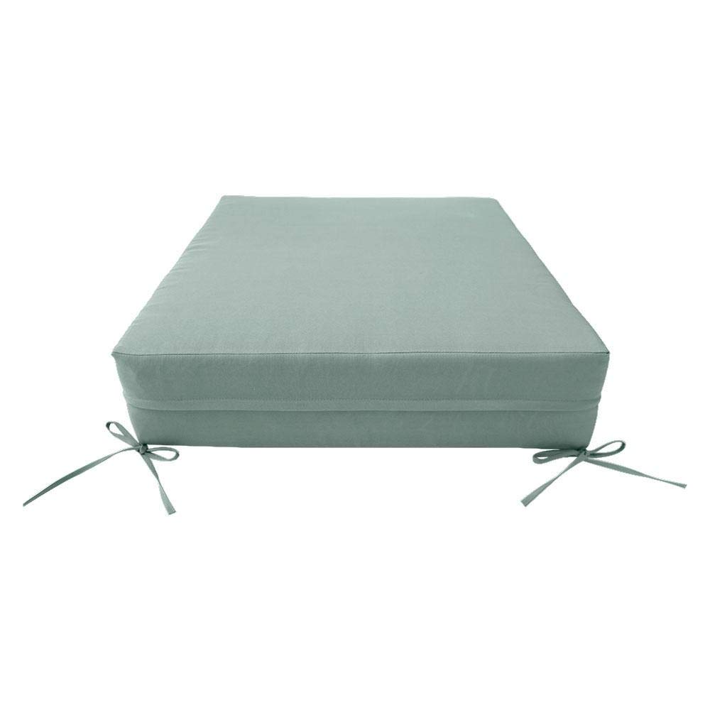 Prolinemax Outdoor Knife Edge Deep Seat Backrest Pillow Cover - Medium Size AD002 | Slipcover Only | Perfect for Patio Furniture, Deck Chairs & Outdoor Lounging