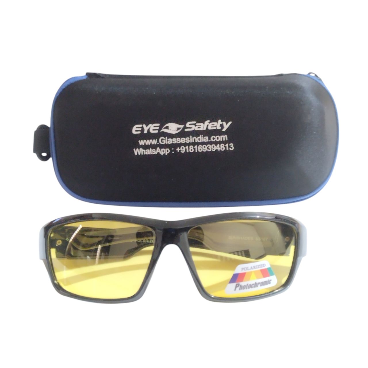 Yellow Polarized Night Vision Driving Sunglasses for Men & Women - Anti-Glare UV Protection for Safe Night Driving, Cycling & Outdoor Sports