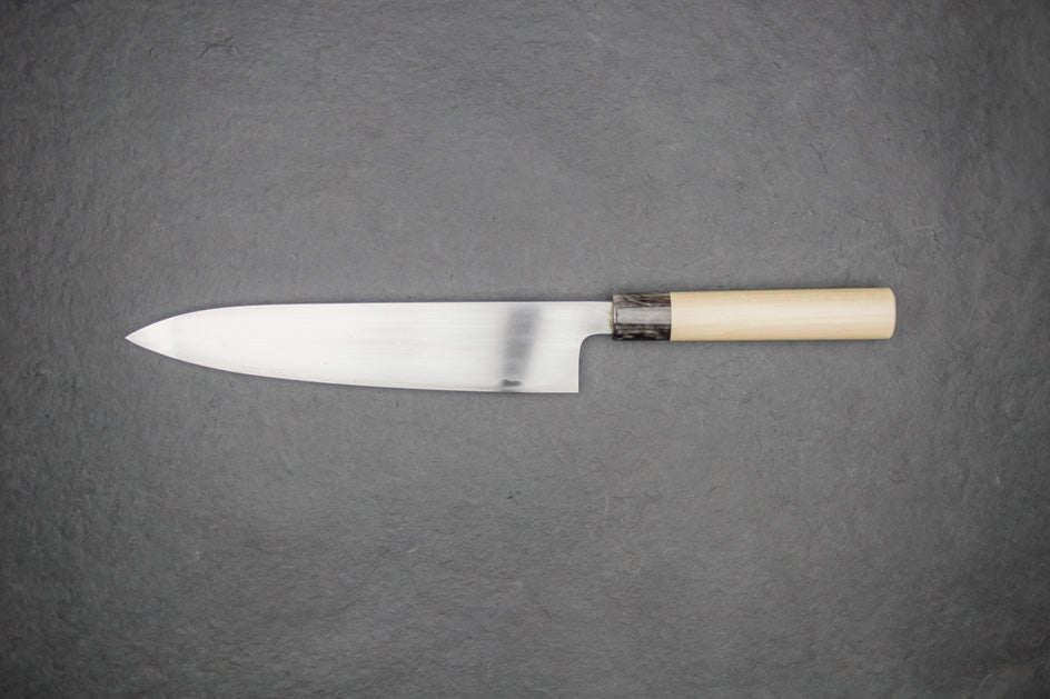 Premium Shigefusa Kasumi Gyuto 240mm Japanese Chef Knife - High Carbon Steel, Razor Sharp Blade for Professional Chefs & Home Cooking - Perfect for Slicing, Dicing & Meat Cutting