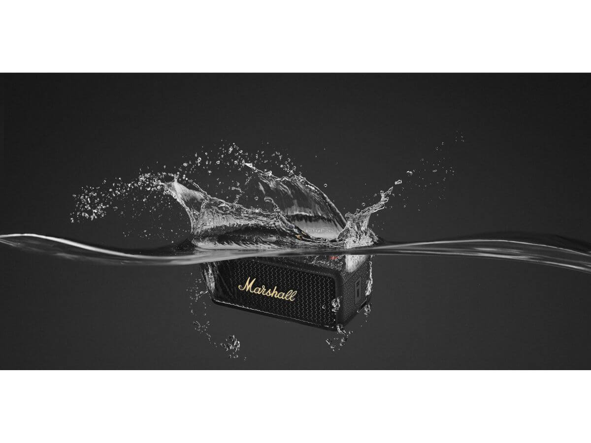 Marshall Emberton III Portable Bluetooth Speaker - Waterproof Wireless Speaker with 20+ Hours Playtime, Rich Bass & Compact Design - Perfect for Outdoor Adventures, Beach Parties & Home Use