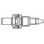 503123-000 Triaxial Solder Connector ST Cable Mount RCP for Automotive Applications - Perfect for Vehicle Wiring Harnesses and Electronic Control Units