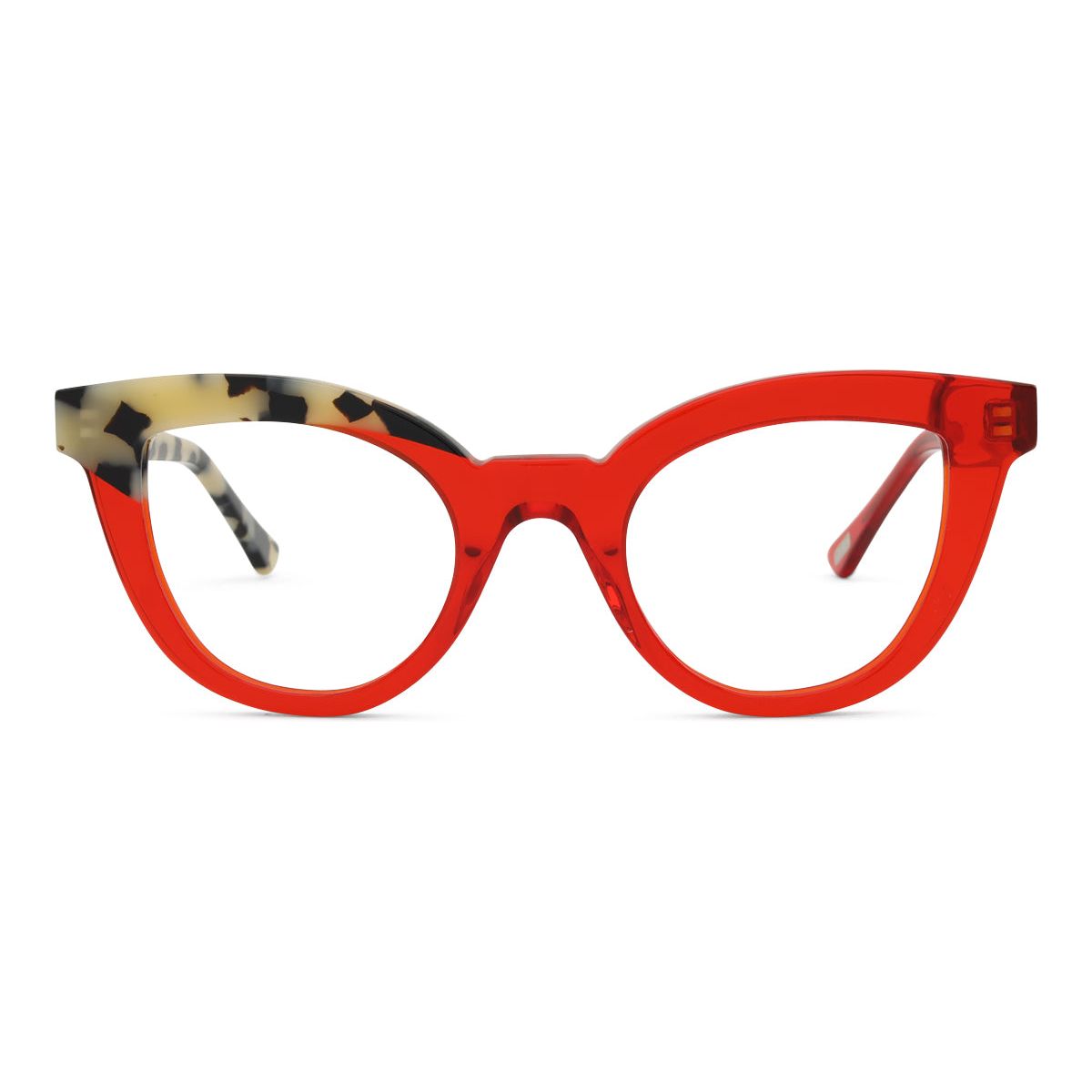 SEE 6077 Sexy Specs™ - Trendy Cat Eye Glasses for Women, Vintage Retro Style Eyewear with UV Protection - Perfect for Date Night, Parties & Fashion Photography