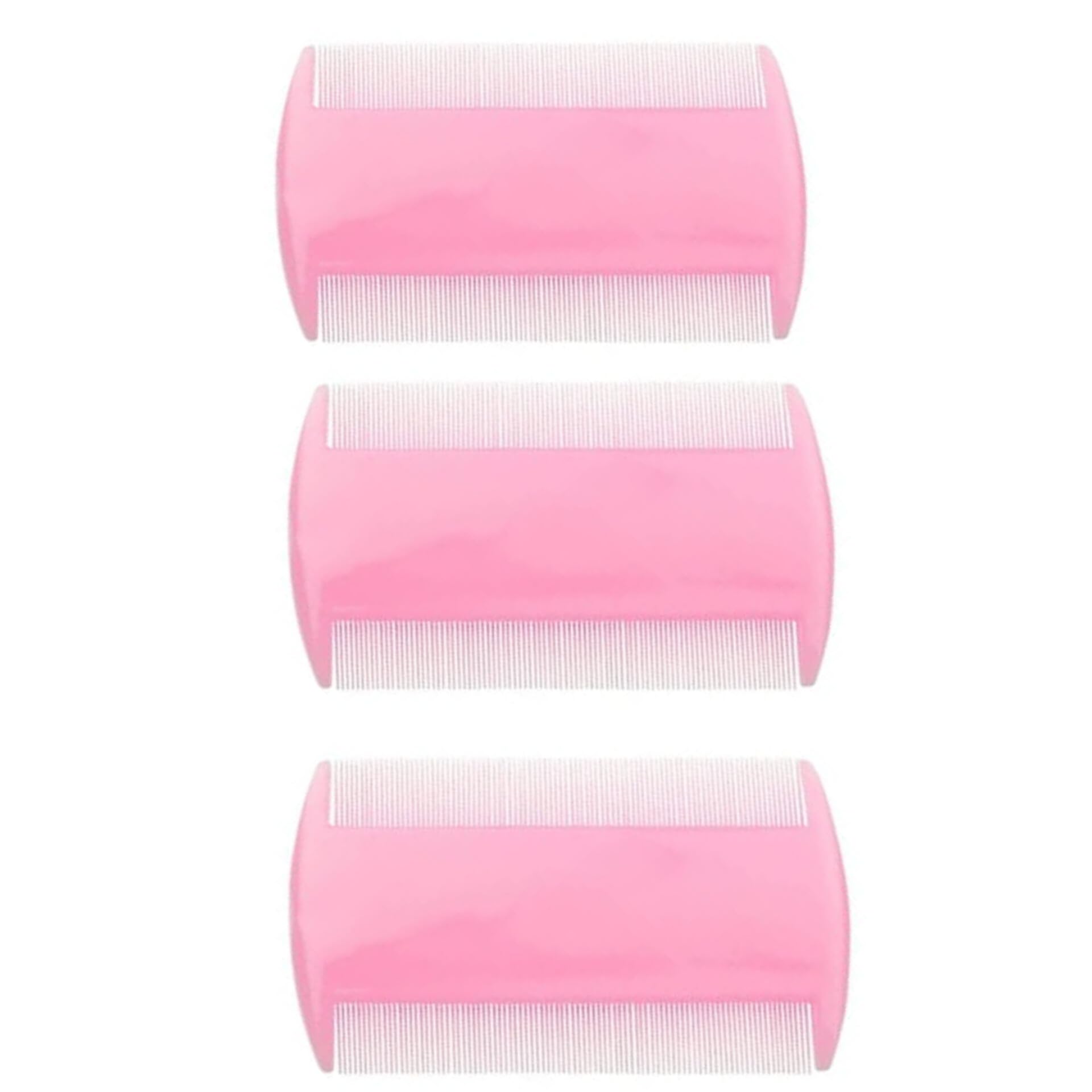 Effective Head Lice Comb for Men & Women - Fine Tooth Nit Comb for Long Hair - 3 Pack Small Lice Removal Combs - Perfect for Home, Travel & School Use