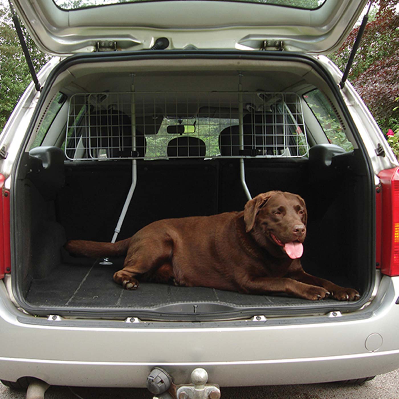 Premium Rosewood Dog Car Seat Protector - Durable Pet Car Guard for Backseat Protection, Scratch-Resistant & Waterproof - Ideal for SUVs, Sedans, and Travel with Pets