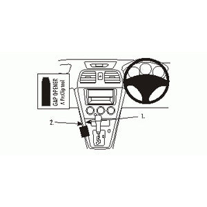 ClicOn No Holes Dashboard Mount for 2005-2007 Subaru Impreza - Secure Phone Holder for GPS Navigation & Hands-Free Driving