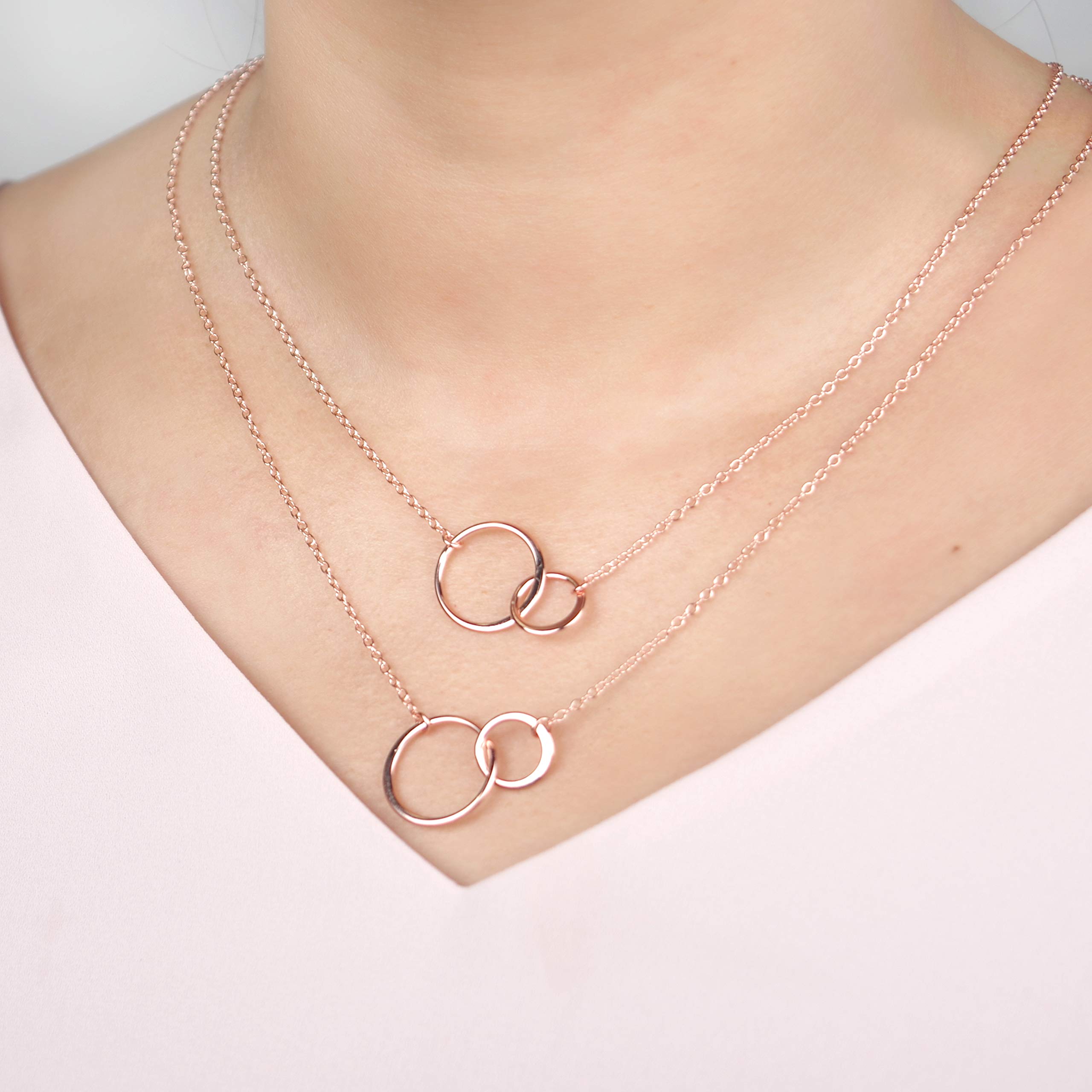 Dear Ava Best Friend Necklace Set - Sterling Silver Heart Pendant with Gift Card for Birthday, Christmas, Valentine's Day | Meaningful Jewelry Gift for Her, Friendship Day Present, Sister Gift Idea | Perfect for Anniversaries, Graduation, Bridesmaid Appreciation