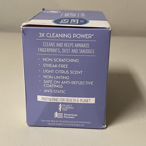 Nice 'n Clean SmudgeGuard Lens Cleaning Wipes (100 Count) | Pre-Moistened Wipes for Glasses, Sunglasses & Camera Lenses | On-The-Go Cleaning Solution