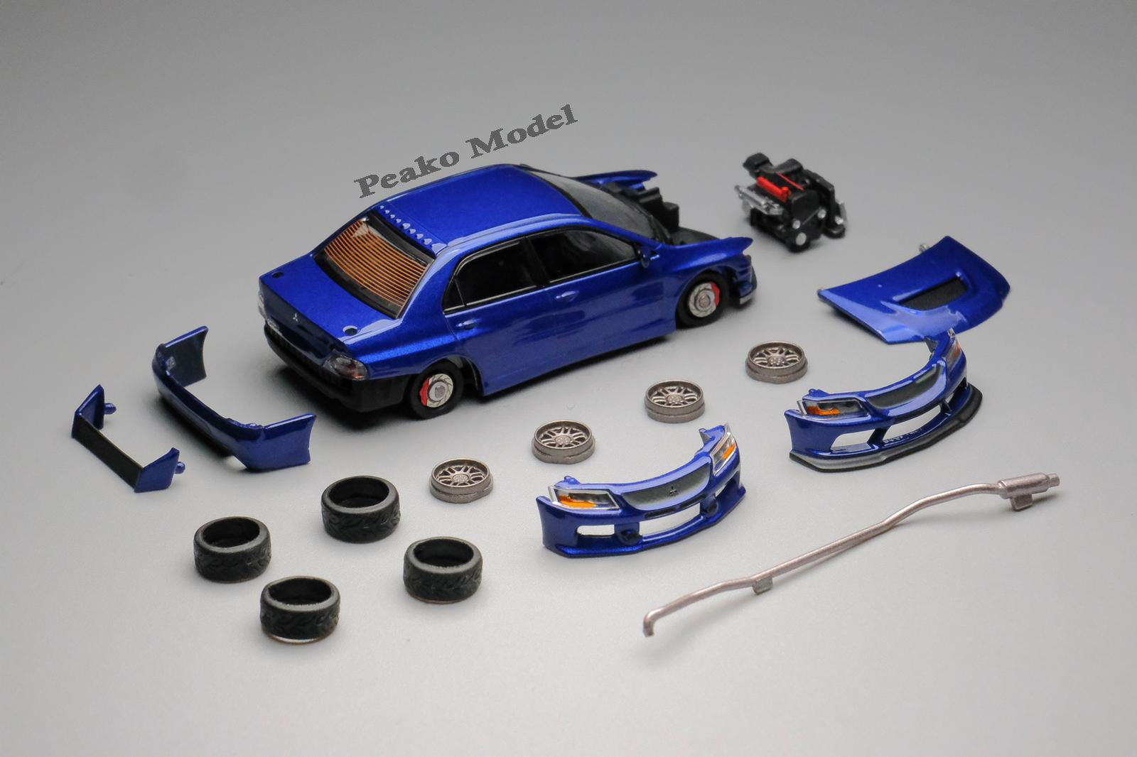 Mitsubishi Lancer Evolution IX Blue - High Performance Sports Car for Racing & Street Driving | Perfect for Car Enthusiasts & Track Days