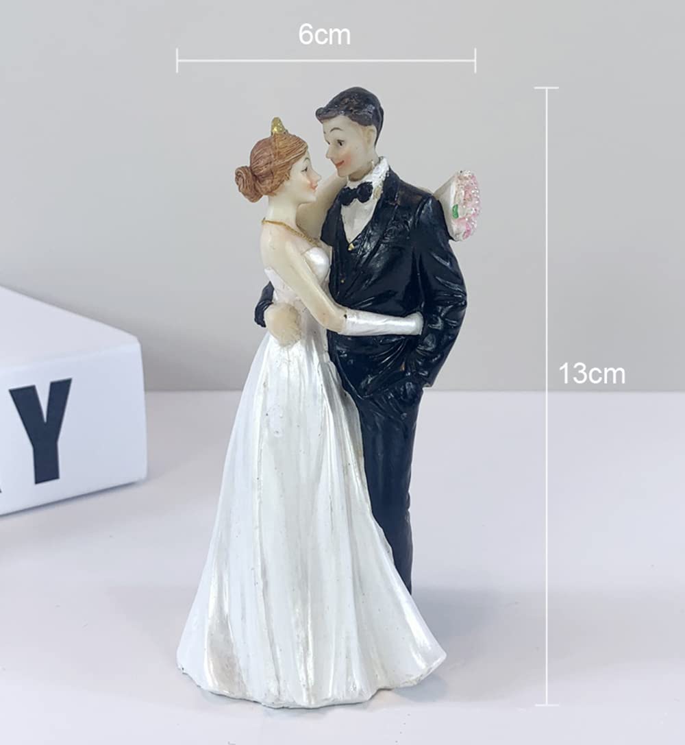 Custom Mr & Mrs Wedding Cake Topper - Anime Couple Bride & Groom Cake Decoration for Weddings, Anniversaries & Christmas Celebrations | Personalized Cake Decor for Special Occasions