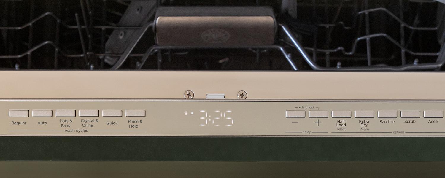 Bertazzoni DW24S3IPV 24 Inch Built-In Dishwasher - Panel Ready, 15 Place Settings, 42 dB Ultra Quiet, 6 Wash Cycles - Perfect for Modern Kitchens & Open Concept Homes