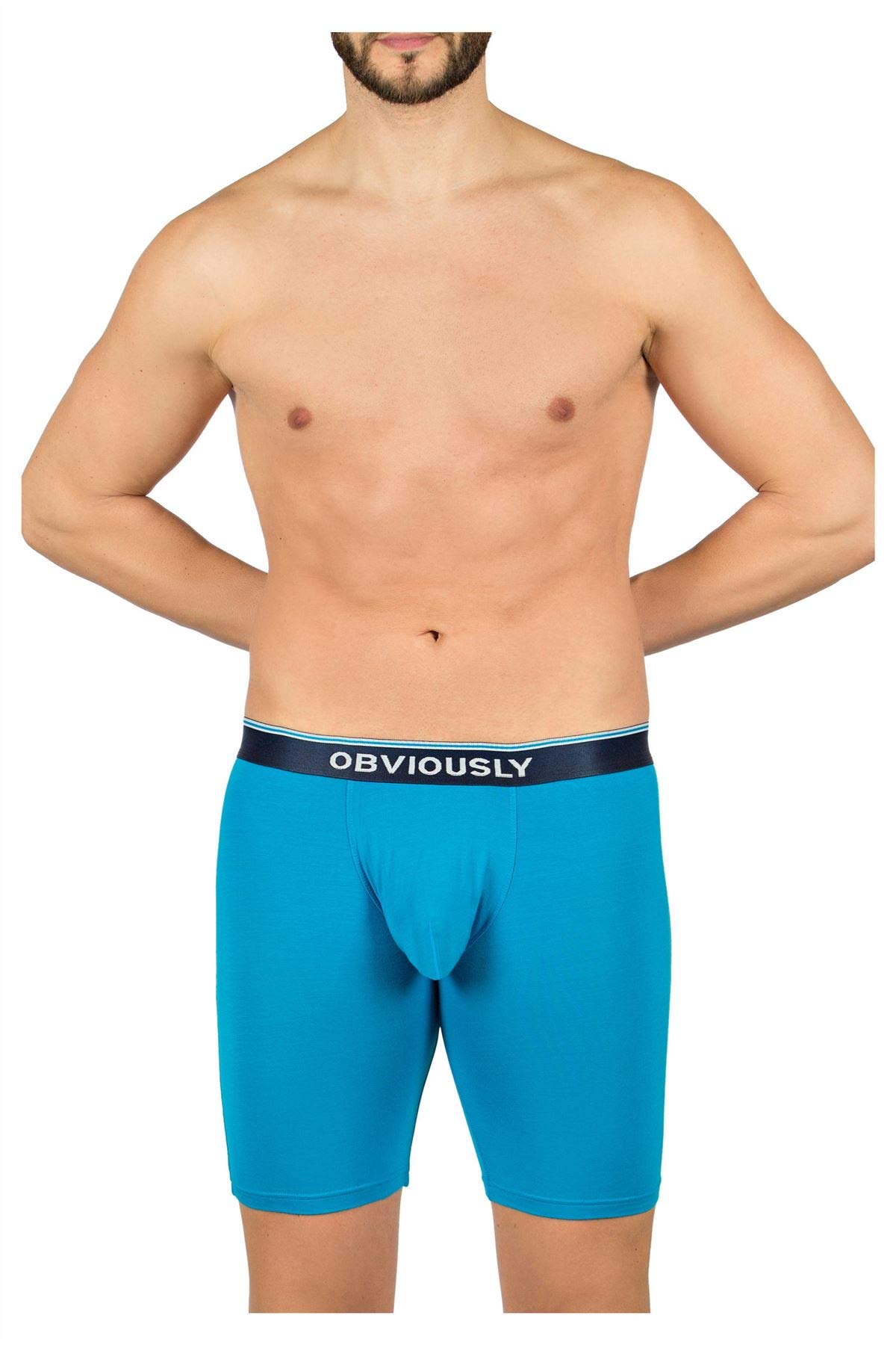 PrimeMan Men's 6-Inch Boxer Briefs - Soft Breathable Underwear for Comfort & Support - Perfect for Workout, Sports & Everyday Wear