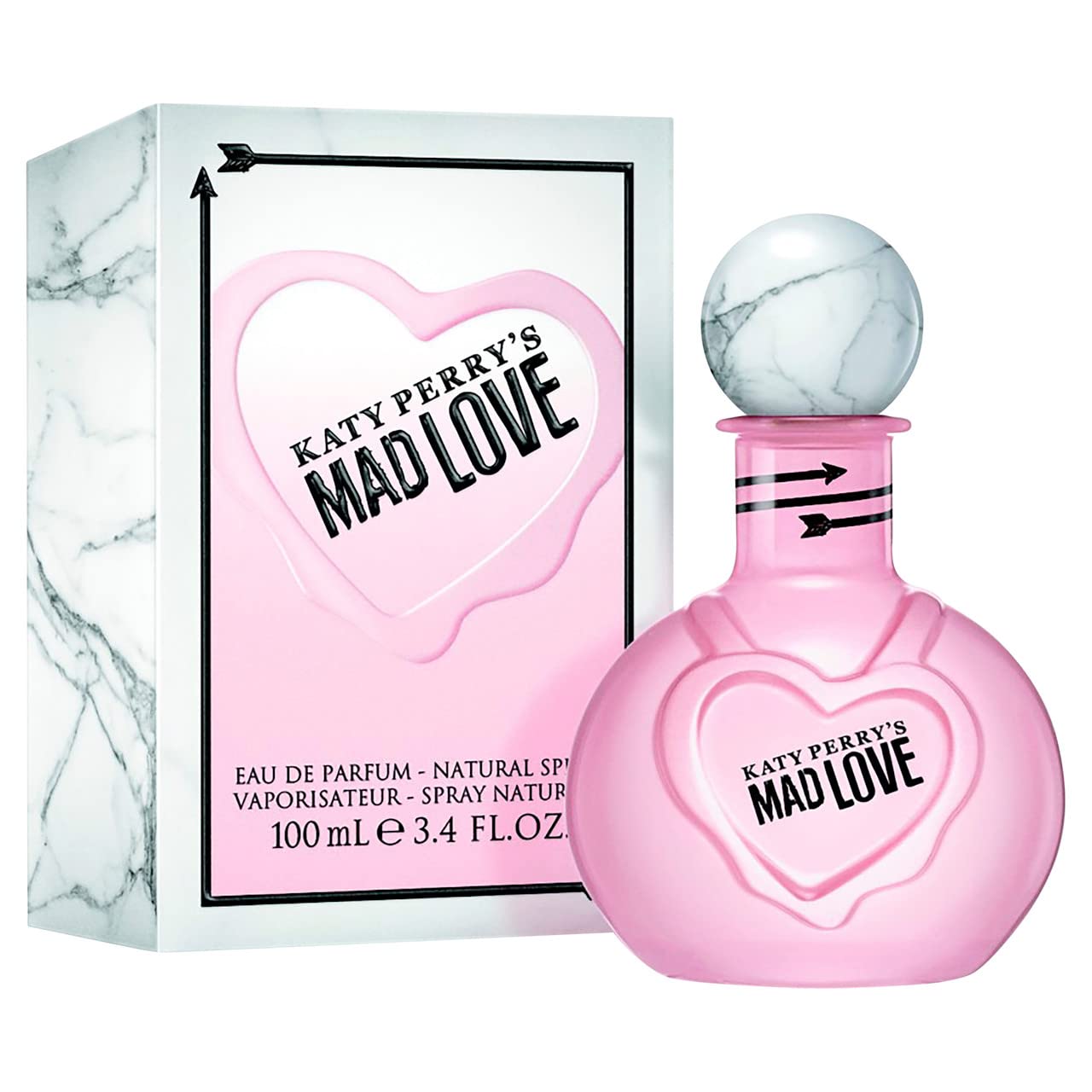 Katy Perry Mad Love Eau De Parfum for Women - 3.4 oz Floral Fruity Perfume Spray | Long-Lasting Fragrance for Date Night & Special Occasions