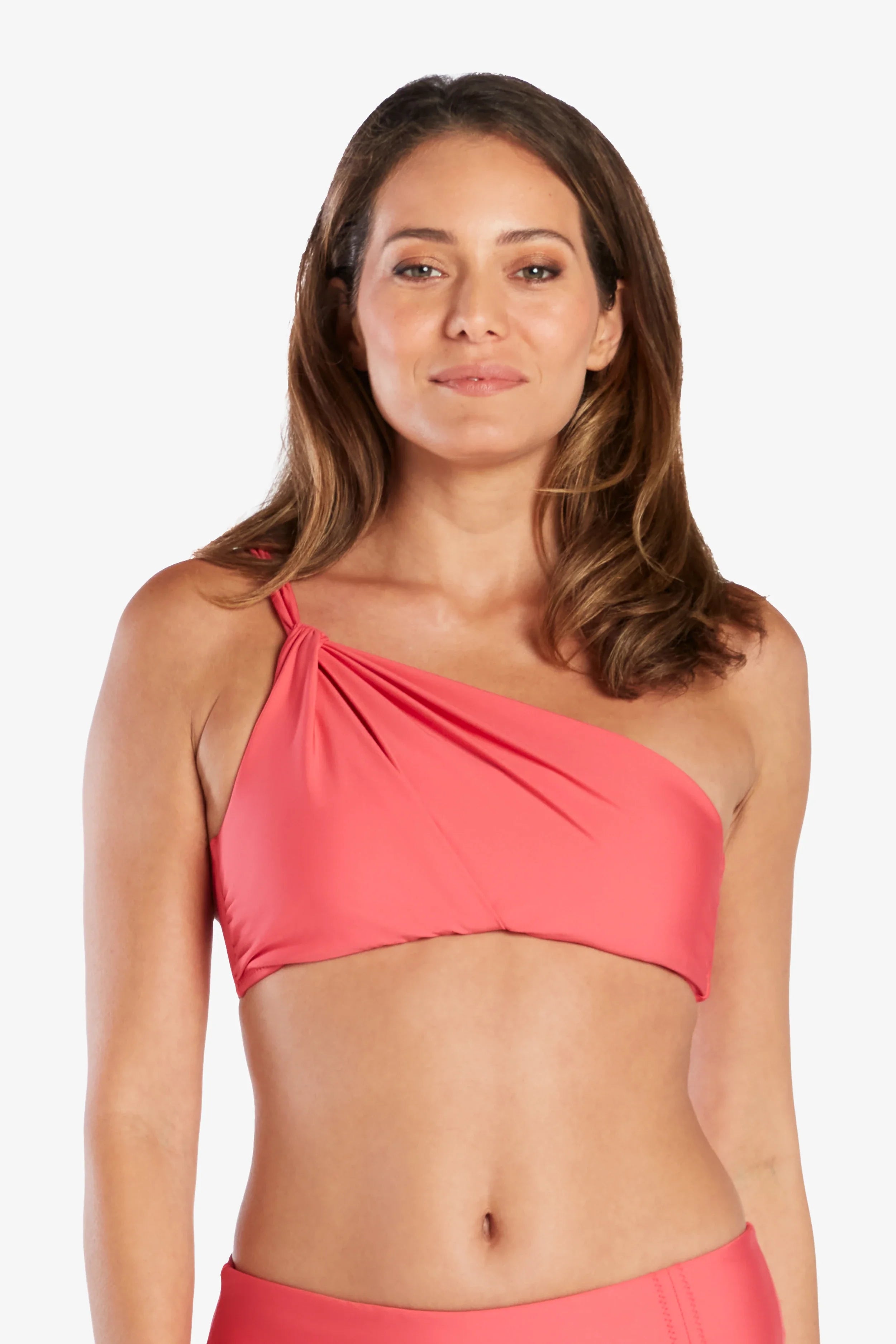 Toga Bra for Women - Comfortable Wireless Lace Bralette in Watermelon Pink | Perfect for Yoga, Sleepwear and Everyday Wear