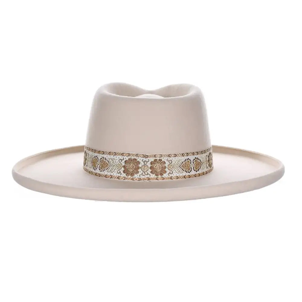 Biltmore Darlin Wide Brim Wool Felt Fedora Hat for Women - Stylish Sun Protection & Outdoor Fashion Accessory for Summer, Beach, and Travel