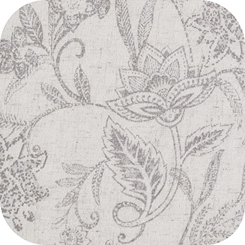 Forest Verbena Grey on Beige